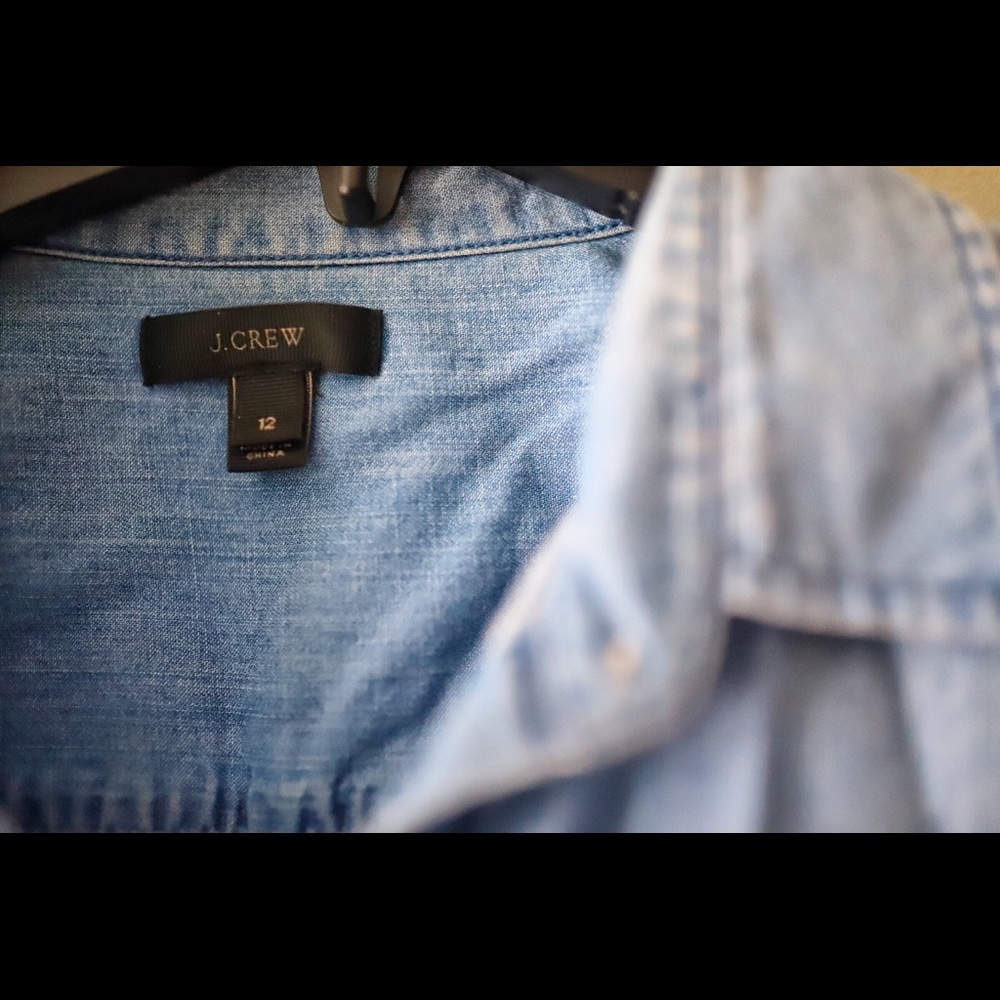 J. Crew chambray button up